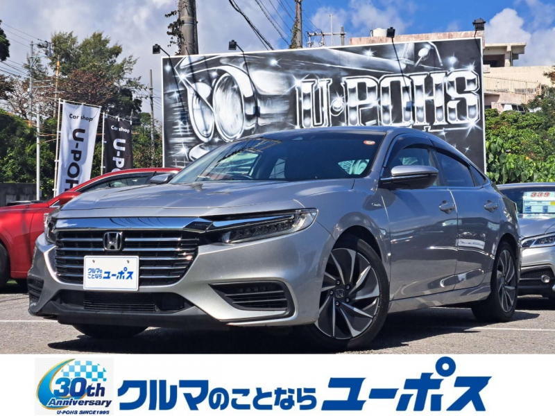 ホンダ インサイト ハイブリッドEX　OP10年保証対象車 LEDヘッドライト 純正ナビ ハーフレザーシート バックカメラ 純正17インチアルミ