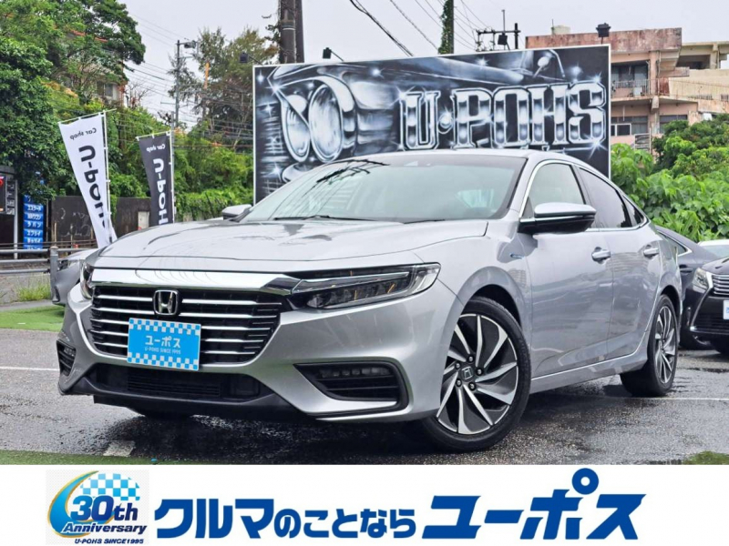 ホンダ インサイト ハイブリッドEX　OP5年保証対象車　ハーフレザーシート　純正9インチナビ　純正17インチアルミ　LEDヘッドライト