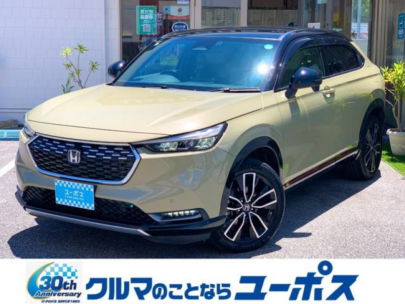 ホンダ ヴェゼル e：HEV PLaY　OP10年保証対象車　ワンオーナー　パノラマルーフ　純正ナビ　Rカメラ　パワーバックドア　ETC