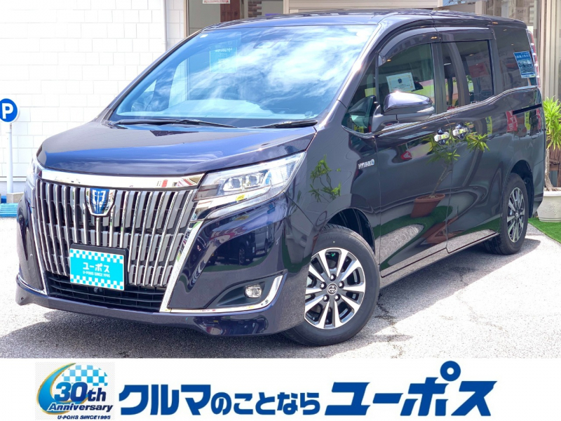 トヨタ エスクァイア ハイブリッドXi　後期　OP5年保証対象車　純正10インチナビ　ETC車載器　ドライブレコーダー　リアスモークフィルム　フロントカメラ　バックカメラ　トヨタセーフティセンス　LEDヘッドライト　オートライト