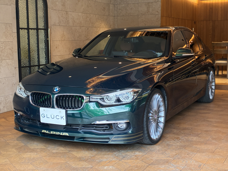 アルピナ D3 リムジン ビターボ 左H　スウィッチトロニック8AT 禁煙車 サンルーフ　アルピナ・エキゾースト　システム　茶レザー　シートヒーター　スポーツ・サスペンション　AppleCarplay　アルピナ20インチAW　アルピナブルーキャリパー