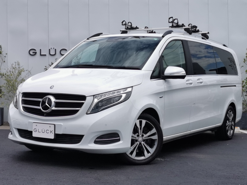 メルセデスベンツ Vクラス V220d アバンギャルド エクストラロング　ナッパレザーエクスクルーシブPKG Burmestarサウンド シートヒーター＆ベンチレーター レーダー 360°カメラ 両側電動スライドドア
