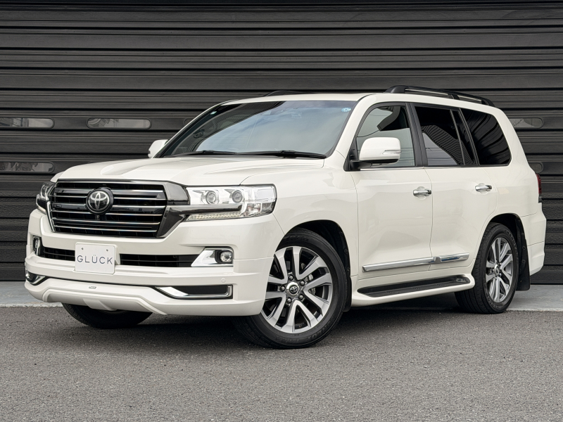 トヨタ ランドクルーザー 4.6ZX 4WD 1オーナー 禁煙車 モデリスタエアロ モデリスタマフラー ヘッドレストモニタ スライディングルーフ ヒーター＆クーラー付電動フロントシート ヒーター付リアシート ステアリングヒーター パワーテールゲート 純正20AW ACC