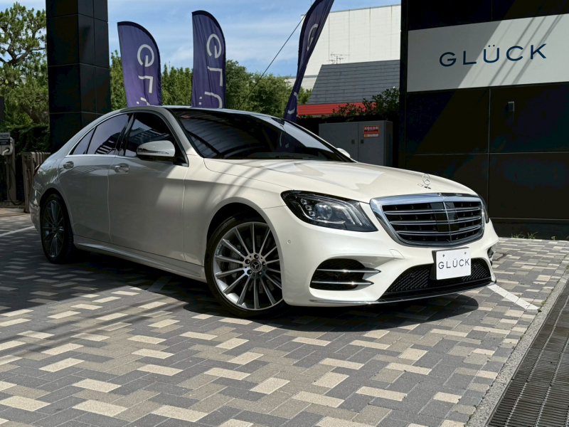 メルセデスベンツ Sクラス S400d 4マチック スポーツリミテッド　左ハンドル/レザーエクスクルーシブパッケージ/パノラミックスライディングルーフ/AMGスタイリングパッケージ/シートヒーター＆ベンチレーション/ブルメスターサウンド/ヘッドアップディスプレイ/360°カメラ/ソフトクローズドア/電動トランクフード