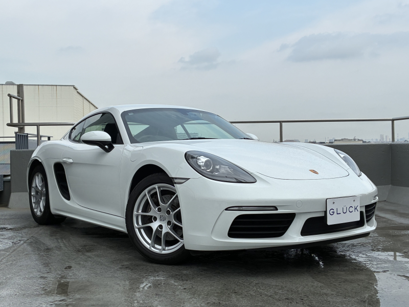 ポルシェ 718 ケイマン ベースグレード 左H 6MT スポエグ 18AW　クルコン  リアビューカメラ　バイキセノン・ダイナミックAHBA　シートヒーター　パークアシスト　フロアマット　カラークレストセンターホイールキャップ