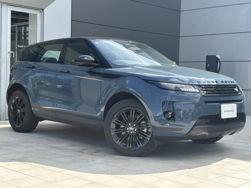 ランドローバー レンジローバー EVOQUE S 2.0L D200 4WD 1オーナー コールドクライメートパック 全席シートヒーター 20インチスタイル1085グロスブラックホイール ブラックエクステリアパック ブラックコントラストルーフ トライベッカブルー