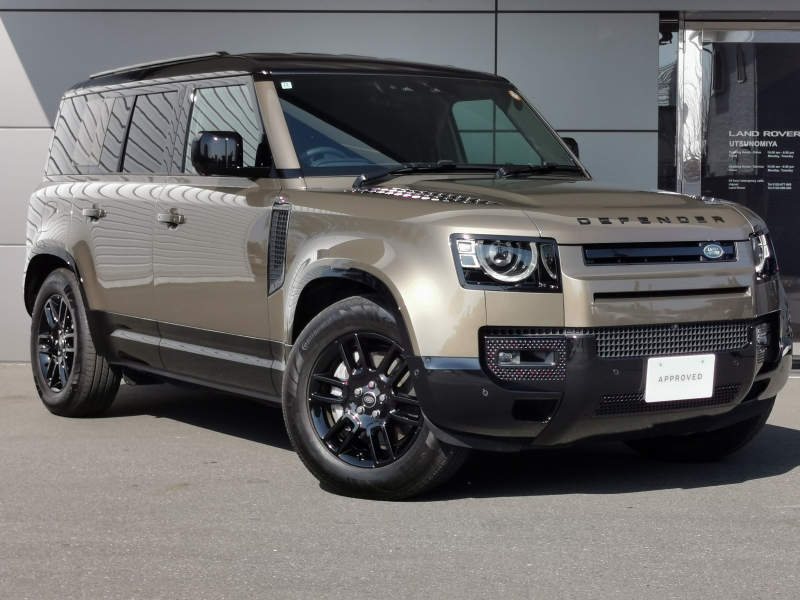 ランドローバー ディフェンダー 110 XダイナミックSE 3.0L D350 4WD 1オ-ナ- 7人乗り エアサス メリディアンサウンド フロントヒーターシート ステアリングホイールヒーター ブラックパック 液晶メ-タ- 3ゾーンクライメートコントロール 空気清浄システム  Apple CarPlay Android Auto