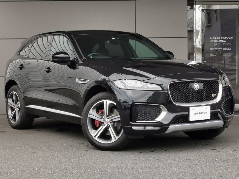 ジャガー F-PACE S3.0L P380 4WD V6エンジン メリディアンサウンド シートヒーター アダプティブLEDヘッドライト 10ウェイ電動フロントシート パワーテールゲート CD/DVDプレイヤー デジタルテレビ プライバシーガラス フォグライト