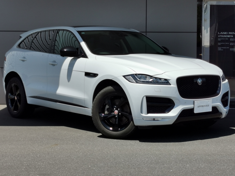 ジャガー F-PACE Rスポーツ2.0L D180 4WD 2019MY スライディングパノラミックルーフ 19インチアルミホイール メリディアンサウンド シートヒーター 液晶メーター アダプティブクルーズコントロール ブラックエクステリアパック パワージェスチャ-テ-ルゲ-ト