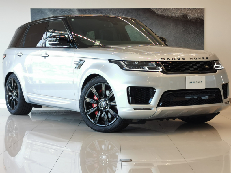 ランドローバー レンジローバーSPORT HST(3.0リッター 400PS) 4WD パノラミックルーフ カーボンパック 21インチstyle9011グロスブラック 22Wayフロントシート シートヒーター＆クーラー 後席エアコン レッドブレーキキャリパー Meridianサウンドシステム