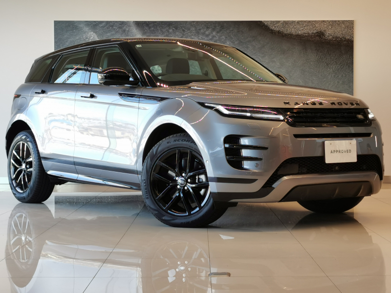 ランドローバー レンジローバー EVOQUE ダイナミックSE 2.0L D200 1オーナー ブラックエクステリアパック コールドクライメートコンビニエンスパック ステアリングホイール(ヒーター付き) 全席シートヒーター付き デジタルインテリアビューリアミラー ブラックコントラストルーフ 禁煙車 19インチスタイル5136（グロスブラックフィニッシュ）  Pivi Pro　ACC