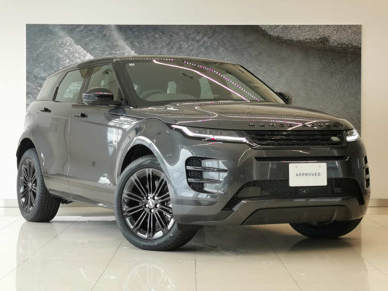 ランドローバー レンジローバー EVOQUE ダイナミックHSE 1.5L P300e PHEV 1オーナー ブラックエクステリアパック フロントシートヒータークーラー/リアシートヒーター サンルーフ デジタルインナーミラー ハンドルヒーター MERIDIAN 20インチAWスタイル1085(ブラック)  アンビエントライト 禁煙車 2ゾーンクライメートコントロール 空気清浄システム