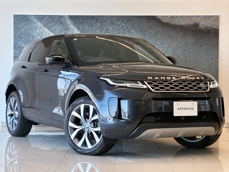 ランドローバー レンジローバー EVOQUE SE2.0L P200 1オーナー パノラミックルーフ フロント電動調整シート(ヒーター) コールドクライメートパック コントラストルーフ(ブラック) 20インチスタイル5076 MERIDIANサウンド   プレミアムLEDヘッドライト Touch Pro Duo 禁煙車 ワイヤレスデバイスチャージング パネル（ナチュラルグレーアッシュ）