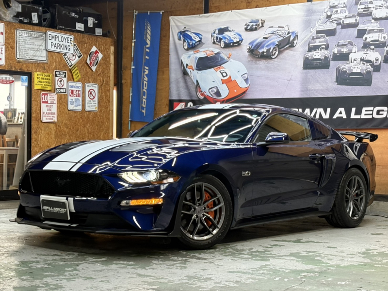 フォード マスタング GT プレミアム　V8  ニッチェ18AW　ヨコハマアドバン　Elut地デジ　STEEDAサスペンション