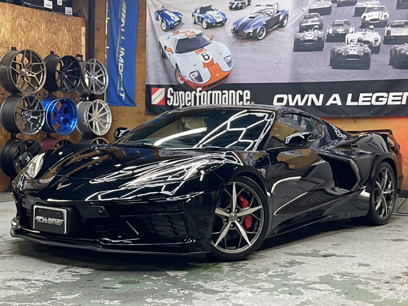 シボレー コルベット 2023yモデル　3LT　Z51　カーボンルーフ　カーボンシート　ローダウン　