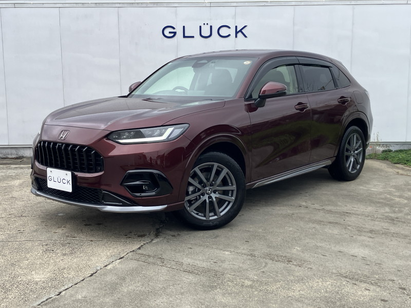 ホンダ ZR-V 2.0e:HEV Z 4WD/ワンオーナー/禁煙車/保証継承/茶革シート/パワーシート/純正ナビ/全周囲カメラ/アダプティブクルーズ/シートヒーター/ステアリングヒーター