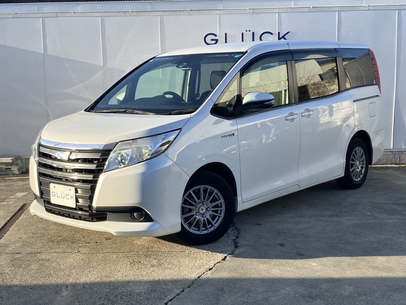 トヨタ ノア 1.8ハイブリッドXディライト プラス/ワンオーナー/禁煙車/後席モニター/純正ナビ/フルセグTV/Bluetooth接続/セーフティセンス/両側電動ドア/純正15AW/バックカメラ/LEDライト/