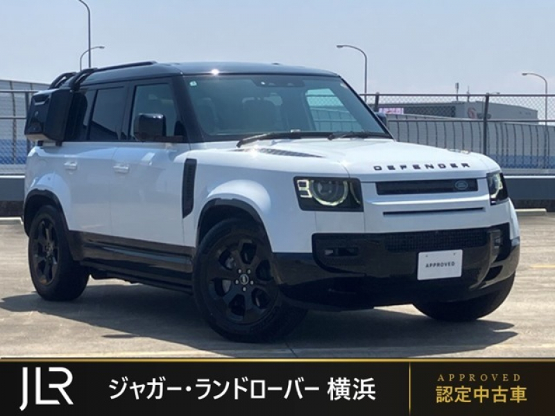 ランドローバー ディフェンダー 110 XダイナミックHSE 3.0L D350 4WD 1オーナー 7人乗り エアサスペンション スライディングパノラミックルーフ フロントシートヒーター＆クーラー ヒーター付リクライニングリヤシート クリアサイトインテリアリヤビューミラー 電動サイドステップ 3列目シートヒーター ステアリングヒーター プライバシーガラス