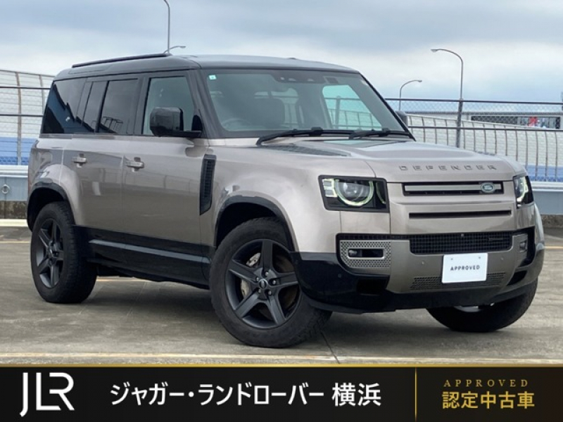 ランドローバー ディフェンダー 110X DynamicHSE D300 4WD 7人乗り エアサスペンション スライディングパノラミックルーフ フロントシートヒーター＆クーラー ステアリングホイールヒーター 20インチスタイル5094ダークグレイ5スポークホイール MERIDIANサウンドシステム プライバシーガラス プレミアムLEDヘッドライト 3Dサラウンドカメラ