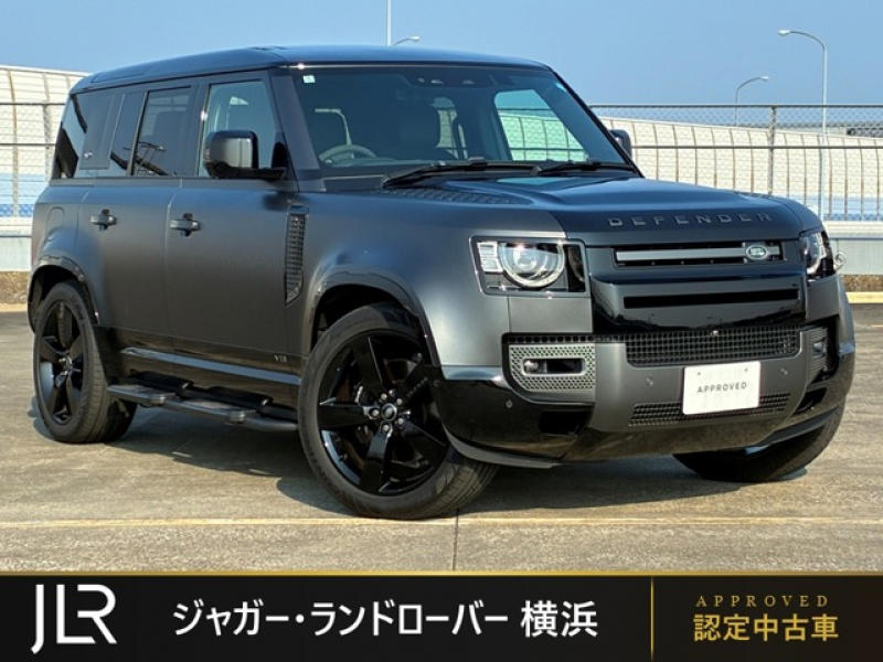 ランドローバー ディフェンダー 110カルパチアンエディション5.0L P525  22インチスタイル5098グロスブラックホイール エアサスペンション スライディングパノラミックルーフ フロンシートヒーター＆クーラー リヤシートヒーター MERIDIANサラウンドサウンドシステム フロントセンターコンソール急速クーラーボックス プライバシーガラス