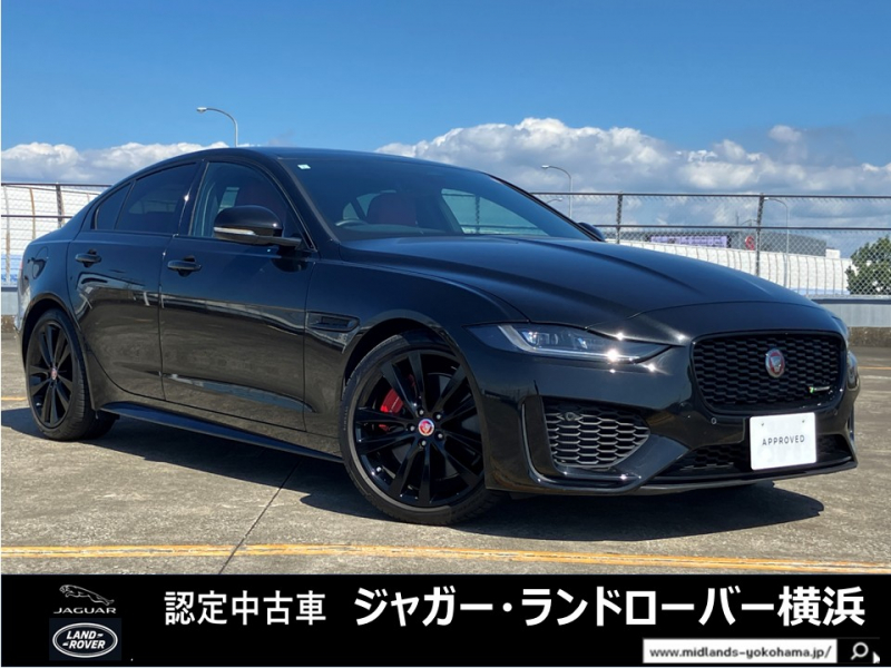 ジャガー XE Rダイナミック ブラック2.0L P250 1オーナー  禁煙車 サンルーフ ブラックパック 赤革 シートヒーター ワイヤレスチャージ レッドブレーキキャリパー 19インチアルミホイール LEDヘッドライト アップルカープレイ アンドロイドオート  PiviProナビゲーション