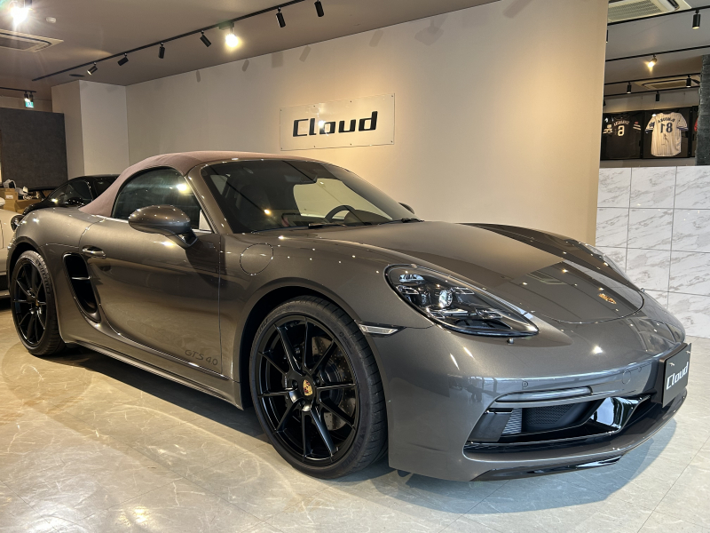 ポルシェ 718 ボクスター GTS4.0 左H 6MT 1オーナー GTSインテリアパッケージ PDLS付LEDヘッドライト