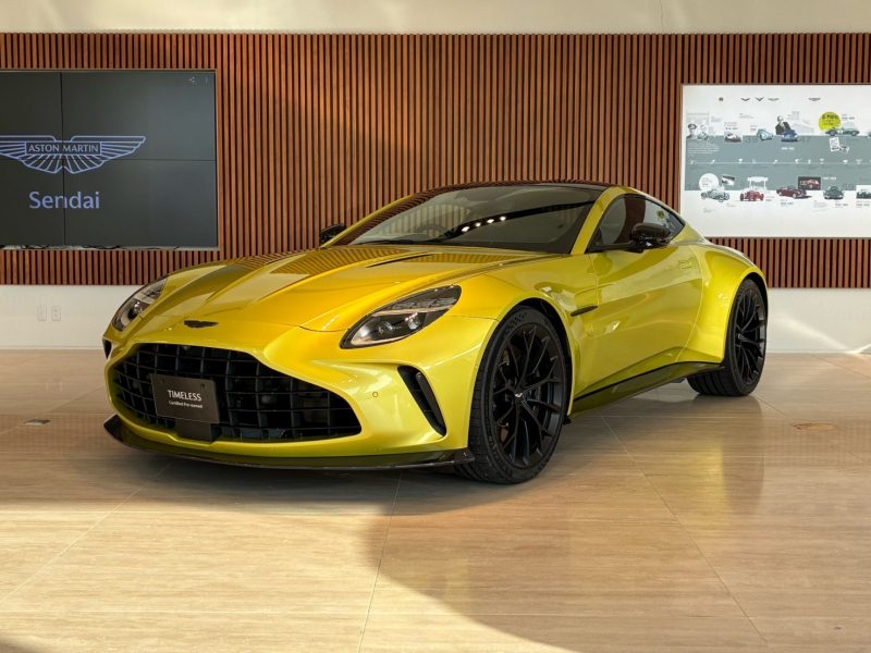 アストンマーティン ヴァンテージ 4.0L V8 RHD 2025MY 元デモカー ワンオーナー  Paint-Q-Commission OP総額1,000万円超 Bowers&Wilkins サテンツイルカーボンアッパートリムインレイ 21inch Yスポークフォージドホイール 認定中古車保証