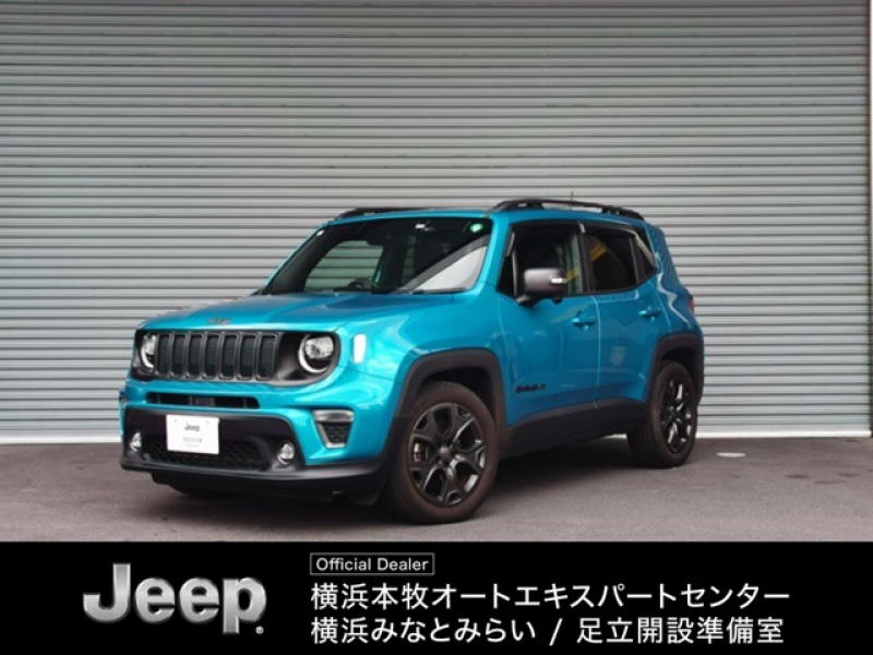 ジープ レネゲード 80thアニバーサリーエディション　特別限定車　パノラミックサンルーフ　本革　追従式クルコン　ヒーター　バックカメラ付き　ターボ車　電動シート　LEDライト　キーレスエントリー　車線逸脱警告　禁煙　ABS　認定中古車