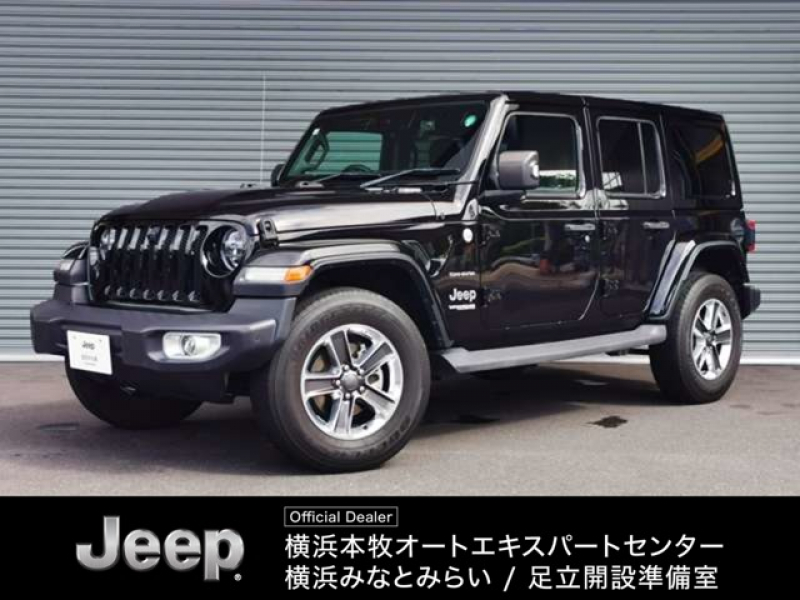 ジープ ラングラー アンリミテッド サハラ3.6L 　黒革シート　4WD　純正ナビテレビ付き　　フロント・リア・サイドカメラ搭載　シートヒーター　ステップ標準　アルパインスピーカー　認定中古車　ETC