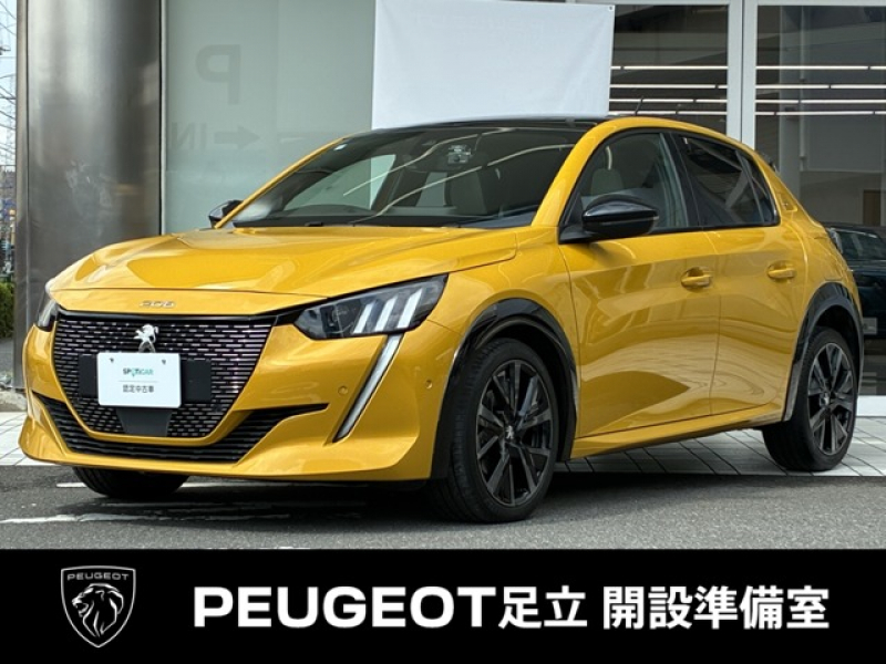 プジョー 208 GT  認定中古車　　AppleCarPlay　純正ナビ　デジタルテレビ　アクティブクルーズコントロール　　パドルシフト　バックカメラ　LEDヘッドライト　ETC　ドライブレコーダー　シートヒーター　ガラスルーフ