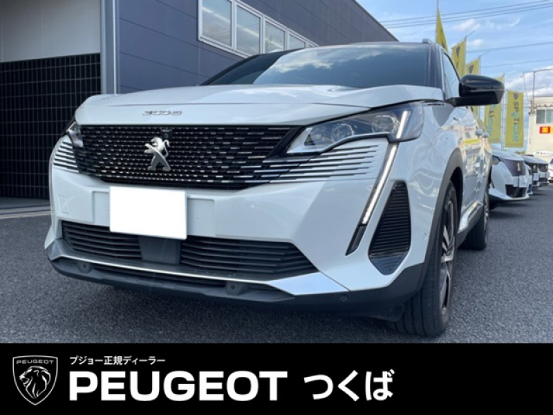 プジョー 3008 GT　認定中古車　　アクティブクルーズコントロール　ブラインドスポットモニター　ステアリングパドルシフト　　Bluetooth　ETC車載器