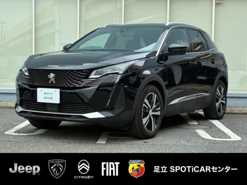 プジョー 3008 GTハイブリッド4 4WD プラグインハイブリッド　カタログ値300馬力　AppleCarPlay　アダプティブクルーズコントロール　ブラインドスポットモニター　バックカメラ　ハンズフリーパワーリフトゲート パノラミックサンルーフ　弊社社用車