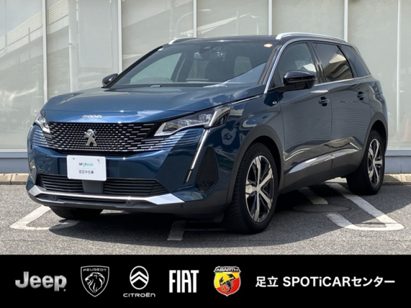 プジョー 5008 GT 認定中古車　AppleCarPlay　3列シート　ドライブレコーダー　アクティブクルーズコントロール　ブラインドスポットモニター　ステアリングパドルシフト　シートヒーター　LEDヘッドライト　ETC車載器