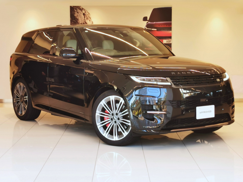 ランドローバー レンジローバーSPORT オートバイオグラフィ 3.0L P550e 4WD 禁煙車 1オナ サンルーフ シートH＆C MERIDIANサラウンド 23インチダイヤモンドターンドグロスダークグレイコントラスト フロントシートマッサージ ステアリングH レッドブレーキキャリパー　23インチスペアホイール