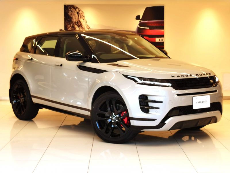 ランドローバー レンジローバー EVOQUE ダイナミックSE 2.0L D200 AWD 1オーナー 白黒革シート サンルーフ 全席シートヒーター MERIDIANサウンド ワイヤレスデバイスチャージング 21インチアルミホイール ブラックエクステリアパック レッドブレーキキャリパー 電動調整ステアリングコラム