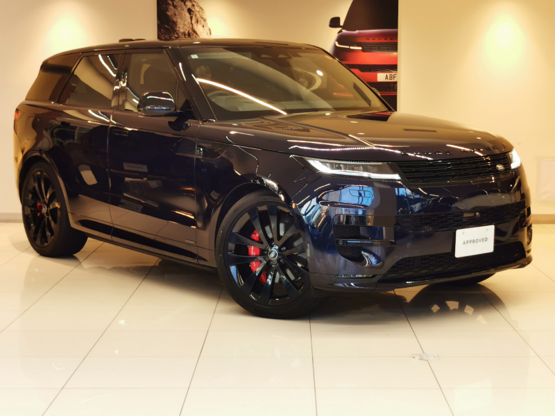 ランドローバー レンジローバーSPORT オートバイオグラフィ 3.0L P400 AWD 1オーナー 黒シート サンルーフ 全席シートヒーター＆クーラー、フロントシートマッサージ MERIDIANサラウンド ストーマーハンドリングパック ヘッドアップディスプレイ 23インチアルミホイール ブラックエクステリアパック