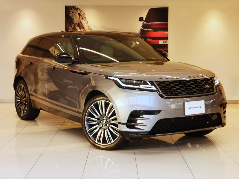 ランドローバー レンジローバー VELAR RダイナミックS 2.0L P250 AWD 1オーナー 白革シート サンルーフ フロントシートヒーター 電子制御エアサスペンション MERIDIANサウンド 22インチアルミホイール ブラックコントラストルーフ ステアリングヒーター 電動調整ステアリングコラム