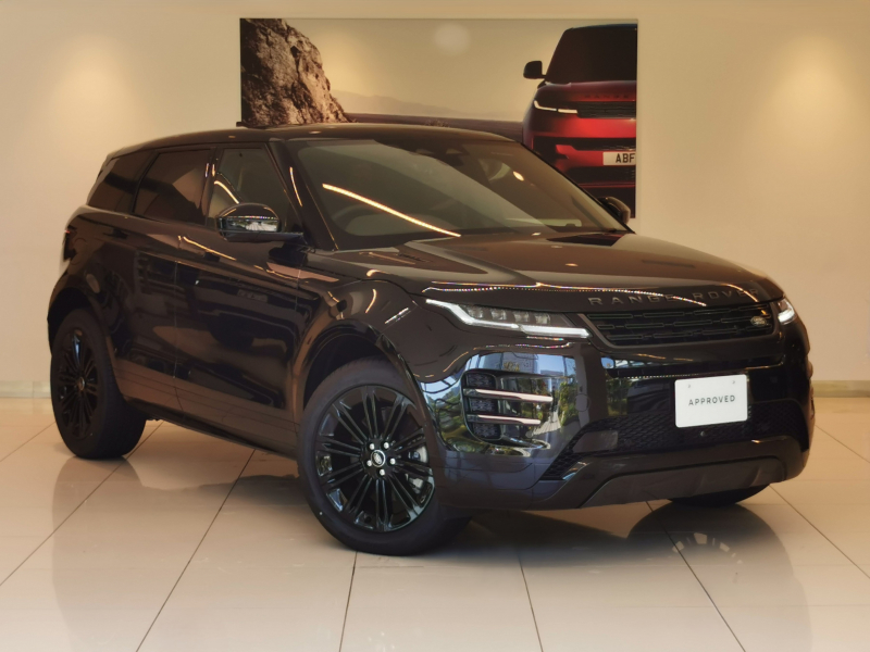 ランドローバー レンジローバー EVOQUE ダイナミックHSE 1.5L P300e AWD 登録済未使用車 黒革シート サンルーフ フロントシートヒーター＆クーラー、リアシートヒーター MERIDIANサウンド ワイヤレスデバイスチャージング 20インチアルミホイール ステアリングヒーター