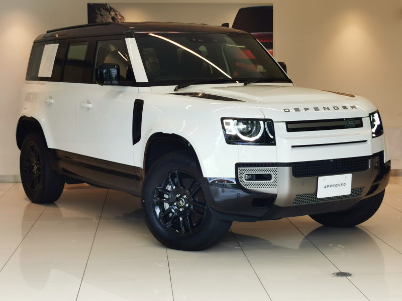 ランドローバー ディフェンダー 110 XダイナミックSE 3.0L D350 AWD 黒シート MERIDIANサウンド 3ゾーンクライメートコントロール インタラクティブドライバーディスプレイ ワイヤレスデバイスチャージング 19インチアルミホイール 空気清浄システムプラス（PM2.5フィルター付）